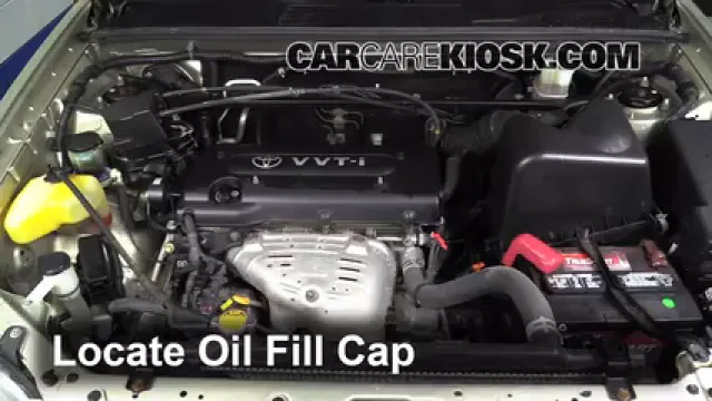 2003 Toyota Highlander 2.4L 4 Cyl. Oil Add Oil